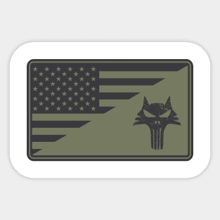 US K9 Handler Patch (subdued) Sticker